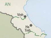 He was at the time about 20 miles southeast of the city of Vinh in Ha Tinh Province, North Vietnam, very near the coastline.