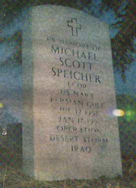 Grave Marker of Lt. Cdr Speicher--Arlington National Cemetary--by Jud McCrehin, Times Staff